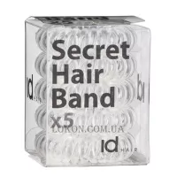 ID HAIR Secret Hair Band Clear - Силіконові прозорі резинки для волосся