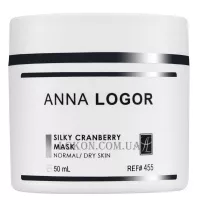 ANNA LOGOR Silky Cranberry Mask - Шовкова зволожуюча маска з екстрактом журавлини (пастоподібна)