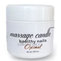 LIVE CANDLE Massage Candle Healthy Nails Optimal - Масажна свічка для рук та нігтів "Оптімал"