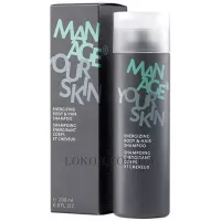 DR.SPILLER Manage Your Skin Energizing Body & Hair Shampoo - Чоловічий шампунь для тіла та волосся