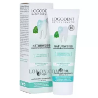 LOGONA Naturweiss Peppermint Toothpaste - Відбілююча зубна біопаста