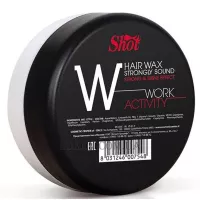 SHOT Work Activity Hair Wax Strongly Sound - Віск сильної фіксації з ефектом блиску