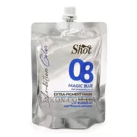 SHOT Ambition Color Extra Pigment Mask 08 Magic Blue - Маска з пігментом прямої дії 