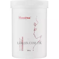 MASSENA Alginate Mask Cranberry - Альгінатна маска на основі сахарози з журавлиною