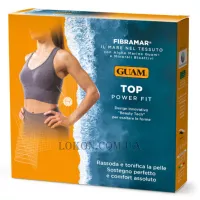 GUAM Power Fit Top Alghe Marine - Топ антицелюлітні колір сірий з мікроінкапсульованими водоростями