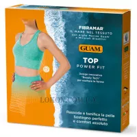 GUAM Power Fit Top Alghe Marine - Топ антицелюлітні колір м’ятно-зелений з мікроінкапсульованими водоростями