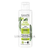 SANTE Sante Pore Cleansing Gel - Біо-гель для комбінованої шкіри обличчя з BHA-кислотою, ніацинамідним комплексом та зеленим чаєм