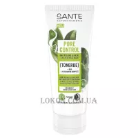 SANTE Sante Pore 5in1 Peeling & Mask - Біо-засіб для очищення комбінованої шкіри обличчя 5в1 з BHA-кислотою та ніацинамідним комплексом