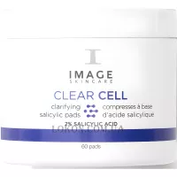 IMAGE Skincare Clear Cell Salicylic Clarifying Pads - Саліцилові диски з антибактеріальною дією