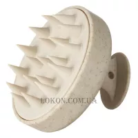 MEDAVITA Scalp Brush - Силіконова щітка-масажер для шкіри голови, бежева