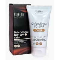 PRESSENSA DefencExtra 80+ SPF Color - Сонцезахисний крем SPF-80+ з тоном