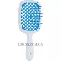 JANEKE Superbrush - Щітка для волосся, біла з голубим