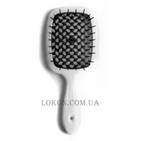 JANEKE Superbrush - Щітка для волосся, біла з чорним