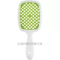 JANEKE Superbrush - Щітка для волосся, біла з зеленим
