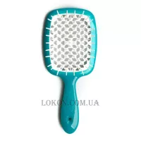 JANEKE Superbrush - Щітка для волосся, бірюзова з білим