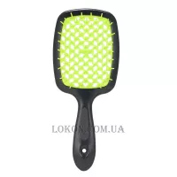 JANEKE Superbrush - Щітка для волосся, чорна з зеленим