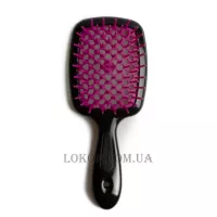 JANEKE Superbrush - Щітка для волосся, чорна з фуксією