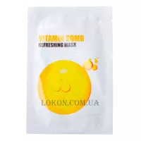 MEDI-PEEL Vitamin Bomb Refreshing Mask - Антиоксидантна та освітлювальна тканинна маска