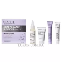 OLAPLEX Unbreakable Blondes Mini Kit - Набір мініатюр для блонду