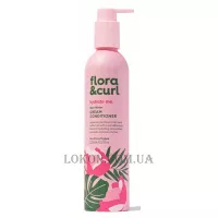 FLORA&CURL Hydrate Me Rose Water Cream Conditioner - Зволожуючий кондиціонер для кучерявого волосся