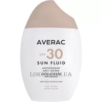 AVERAC Sun Fluid with Color Ulrtalight SPF30 - Тонуючий сонцезахисний флюїд SPF-30