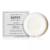 DEPOT 412 Hydrating Shaving Soap - Мило тверде для традиційного гоління
