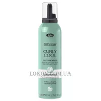 LISAP Top Care Curly Cool Elasticizing Mousse - Піна для кучерявого та хвилястого волосся