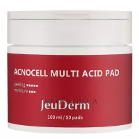 JEU’DERM AcnoCell Multi-Acid Pad - Мультикислотні пілінг педи