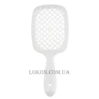 JANEKE Superbrush - Щітка для волосся, біла з білим