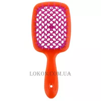 JANEKE Superbrush - Щітка для волосся, помаранчева з рожевим