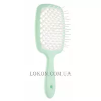 JANEKE Superbrush - Щітка для волосся, м'ятна з білим