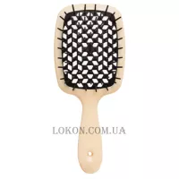 JANEKE Superbrush - Щітка для волосся, персикова з чорним