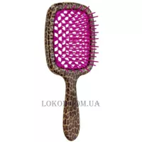 JANEKE Superbrush - Щітка для волосся, леопардова з фуксією