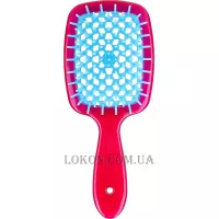 JANEKE Superbrush Small - Щітка для волосся, рожева з блакитним