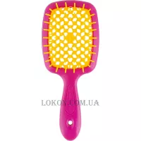 JANEKE Superbrush Small - Щітка для волосся, рожева з жовтим