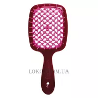 JANEKE Superbrush Small - Щітка для волосся, коричнева з рожевим