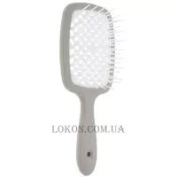 JANEKE Superbrush Small - Щітка для волосся, сіра з білим