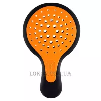 JANEKE Superbrush Mini - Щітка для волосся, чорна з помаранчевим