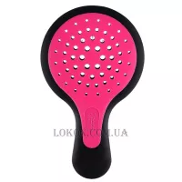 JANEKE Superbrush Mini - Щітка для волосся, чорна з рожевим