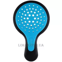 JANEKE Superbrush Mini - Щітка для волосся, чорна з блакитним