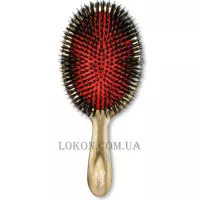 JANEKE Gold Paddle Hairbrush with Boar Bristle S - Щітка з натуральною щетиною кабана, маленька