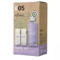 KAARAL K05 Travel Kit - Шампунь та лосьон проти жирної лупи