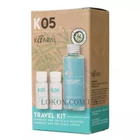KAARAL K05 Travel Kit - Шампунь та лосьон проти сухої лупи