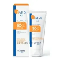 BIOGENA TAE-X Ak SPF50+ - Сонцезахисний регенеруючий крем при гіперпігментації і кератозі